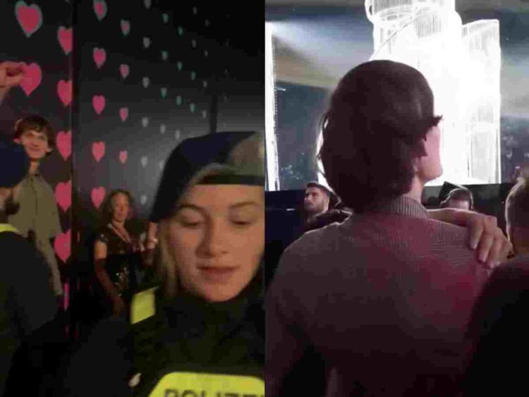 Three Youth Demand supporters exposed the sham that is Eurovision’s values of supposed “universality”, “inclusivity”, and “celebrating diversity through music”.