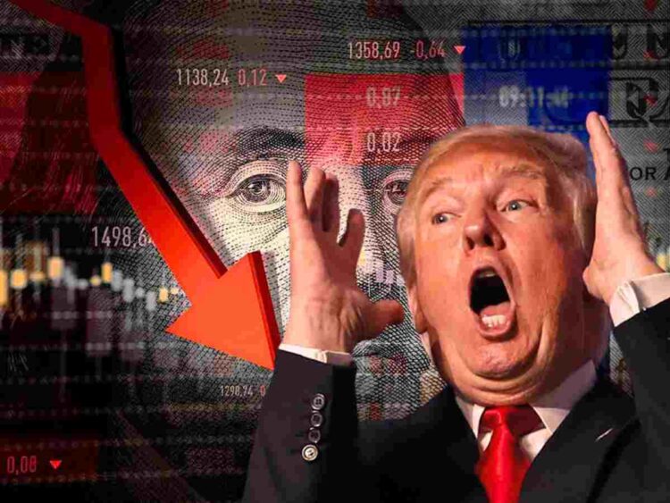Trump looking shocked