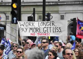 trade unions protest