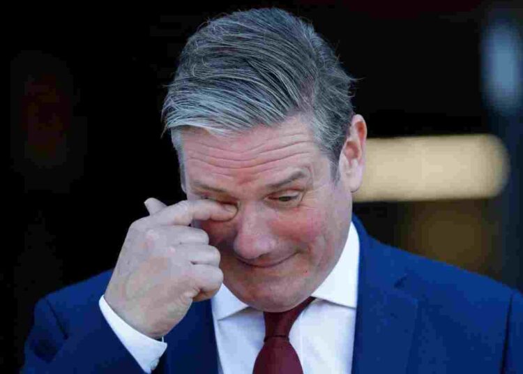 Labour polling Starmer