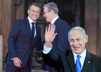 Israel Starmer Macron Netanyahu
