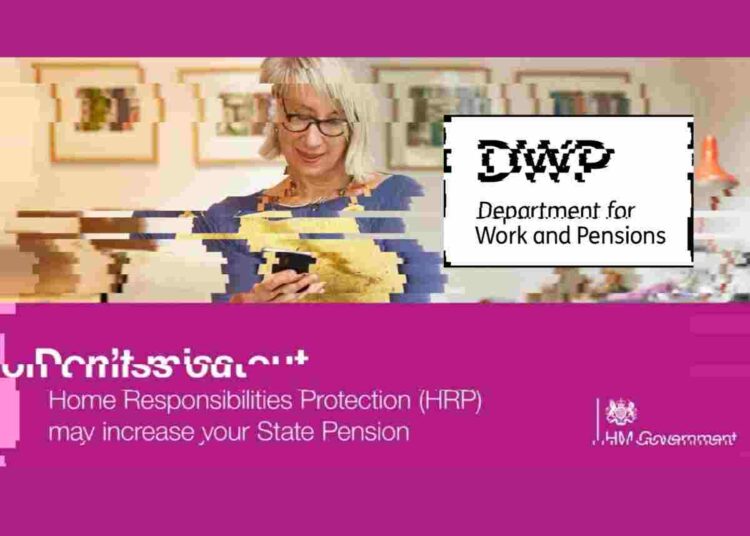 DWP Home Responsibilities Protection eligibility compensation