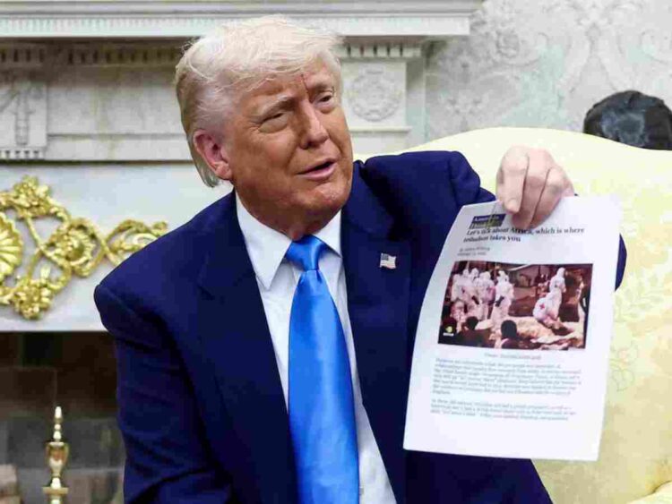 Trump white genocide
