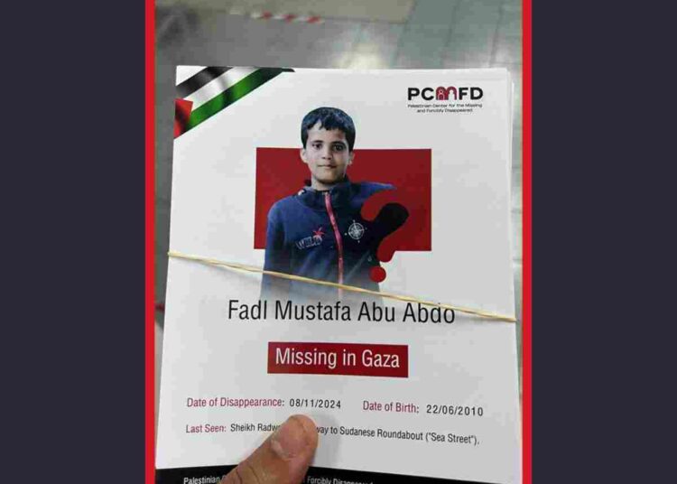 Gaza missing people