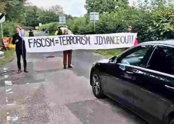 JD Vance protest