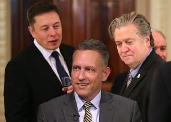 Musk Bannon thiel Epstein