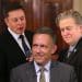 Musk Bannon thiel Epstein