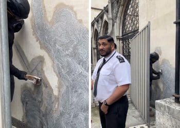 Banksy mural being removed