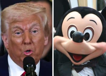 Donald Trump and Micky MOuse