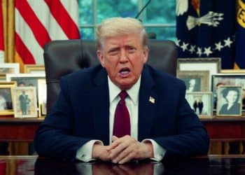 Donald Trump in the Oval Office