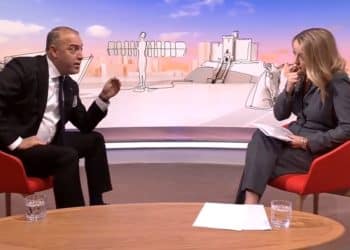 Husam Zomlot and Laura Kuenssberg Palestine statehood