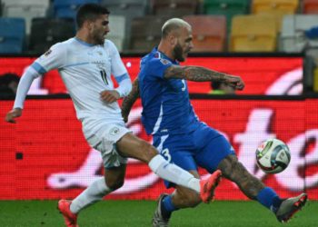 Italy play Israel in the Nations League