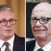 Keir Starmer and Reupert Murdoch