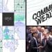 Keir Starmer and Rishi Sunak laughing, as well as visualisations from the group Common Wealth