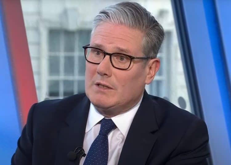Keir Starmer looking shocked