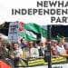 Newham Independents Party on a pro-Palestine protest