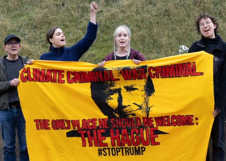 Trump protest