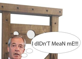 Farage is chatting shit about his proposal to leave the ECHR