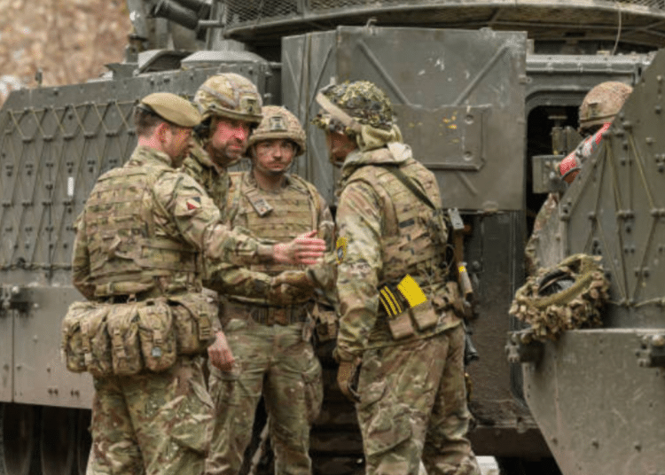 british troops israel
