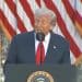 Donald Trump at the podium