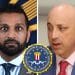 Kash Patel, Jonathan Greenblatt, and the FBI logo
