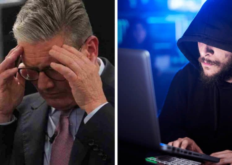 Keir Starmer and a computer hacker Discord data leak