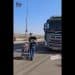 Israeli baby blocking truck