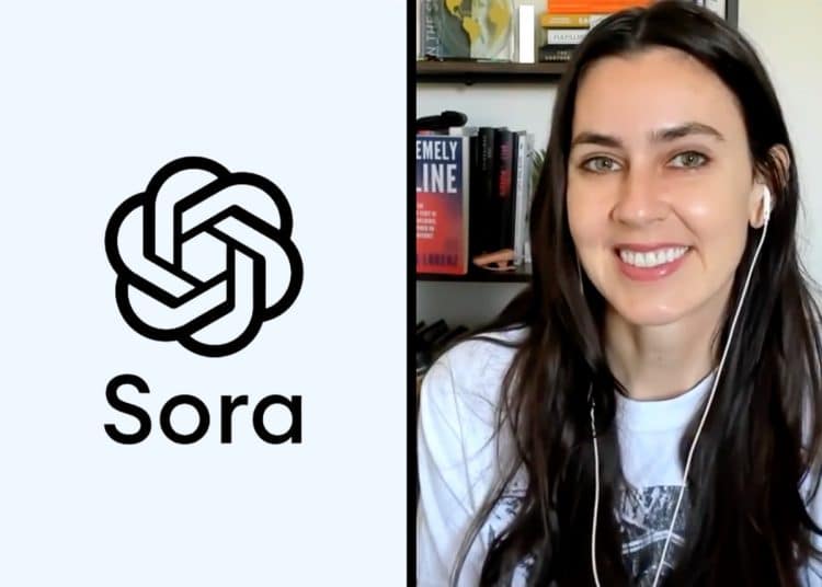 The Sora logo and Taylor Lorenz