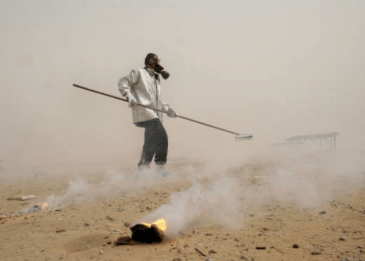 Unexploded munitions