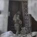 Israeli soldier entering a ruined building in Gaza City UNRWA