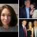 Images of Ghislaine Maxwell, Donald Trump, and Jeffrey Epstein