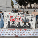 israel murder children - protesters display names