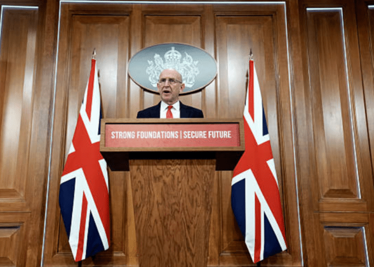 UK defence minister John Healey