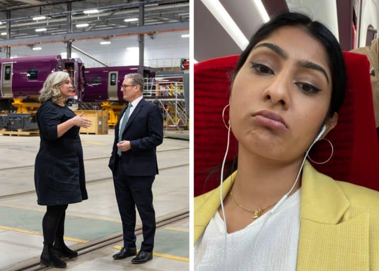 Keir STarmer, Heidi Alexander, and Zarah Sultana rail fares freeze