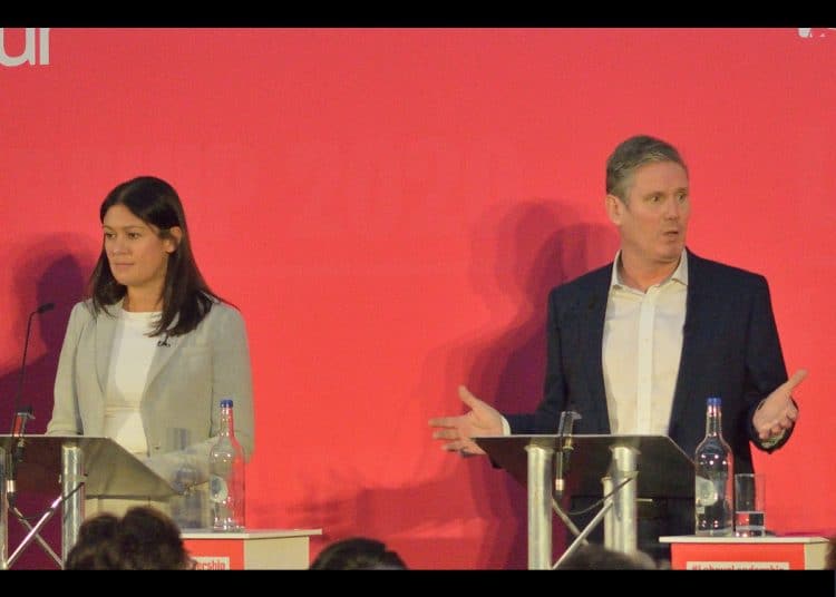 Lisa Nandy and Keir Starmer