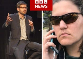 Louis Theroux, the BBC logo, and an infamous Karen