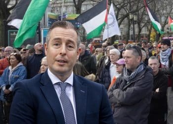 Givan protest Israel