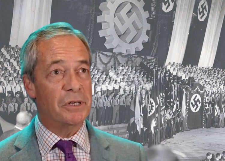 Nigel Farage, a Hitler rally, and one of the comments Farage allegedly said