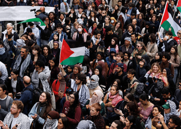 KCL Palestine protest