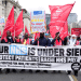 Doctors strike in Trafalgar Square, London