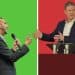 Zack Polanski and Keir STarmer Green Party