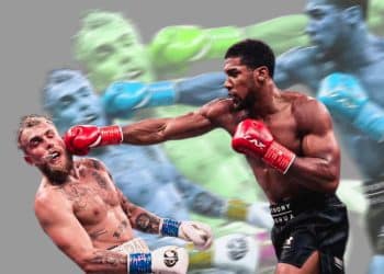 Anthony Joshua and Jake Paul