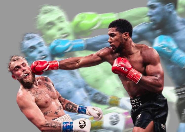 Anthony Joshua and Jake Paul