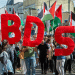 BDS campaigners protest against Israel's genocide