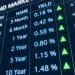 Screen saying Bond Markets and showing rising percentages