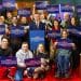 Equity general secretary Paul W Fleming surrounded by Equity members holding placards that say Performers Demand AI Protections In Film And TV