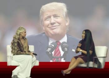 Erika Kirk and Nicki Minaj and Donald Trump