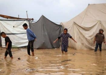 Gaza flooding