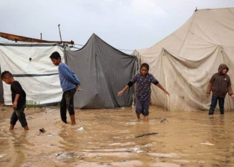 Gaza flooding