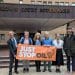Six Just Stop Oil supporters outside Southwark Crown Court
